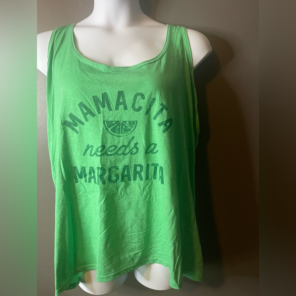 Women’s graphic Margarita race back tank 3XL